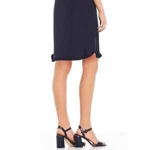 Draper James NWT Navy Skrt